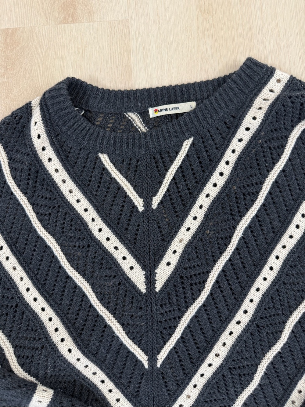 Marine Layer Brooke Textured Oversized Sweater - Picture 4 of 8